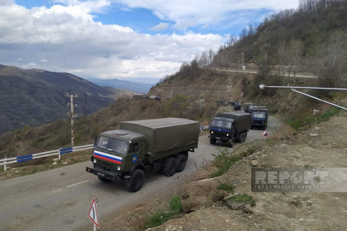 Автомобили РМК беспрепятственно проехали по дороге Ханкенди - Лачын - ОБНОВЛЕНО + ФОТО/ВИДЕО